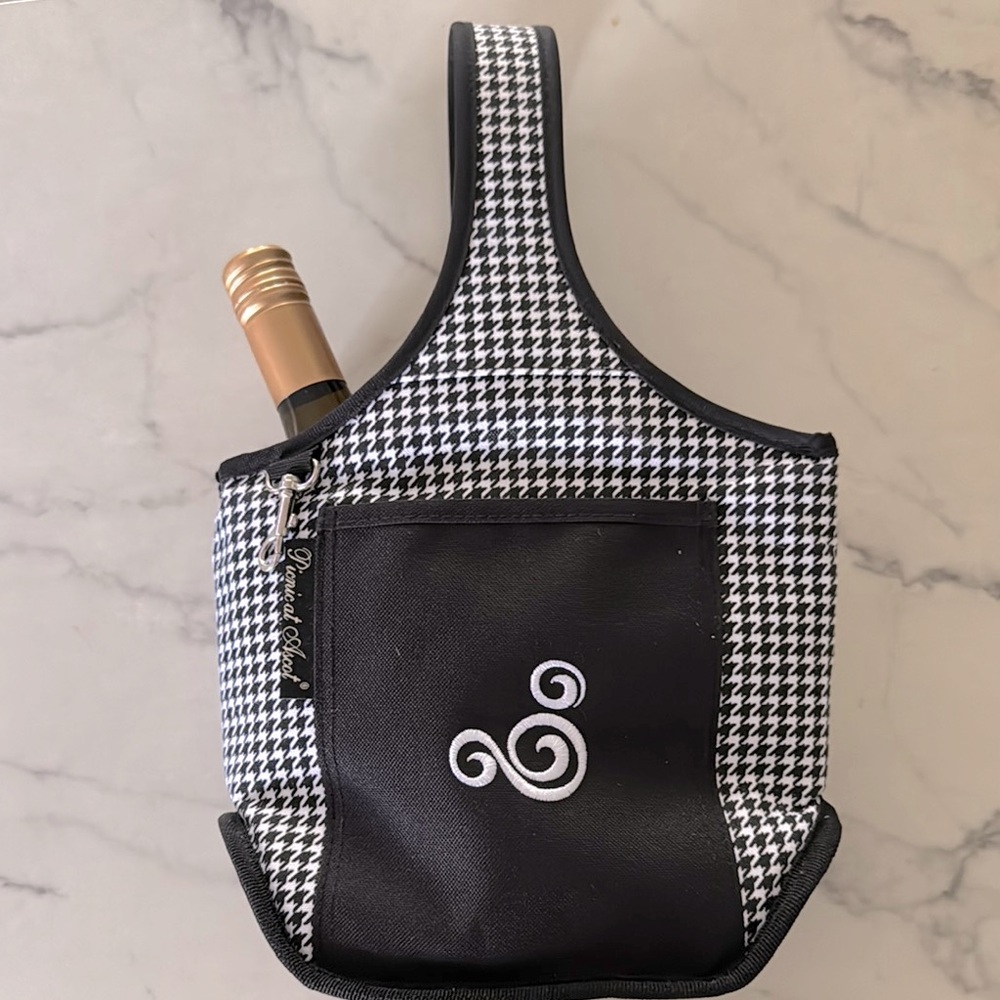 Disney Logo Wine Tote Bag - Picture 1 of 3